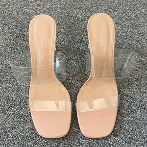 Clear transparent Zara heels